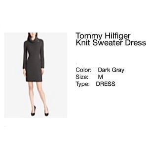 NWT Tommy Hilfiger Sweater Dress!